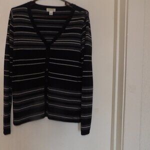 EUC St Johns Bay Grandpa Cardigan Sz L